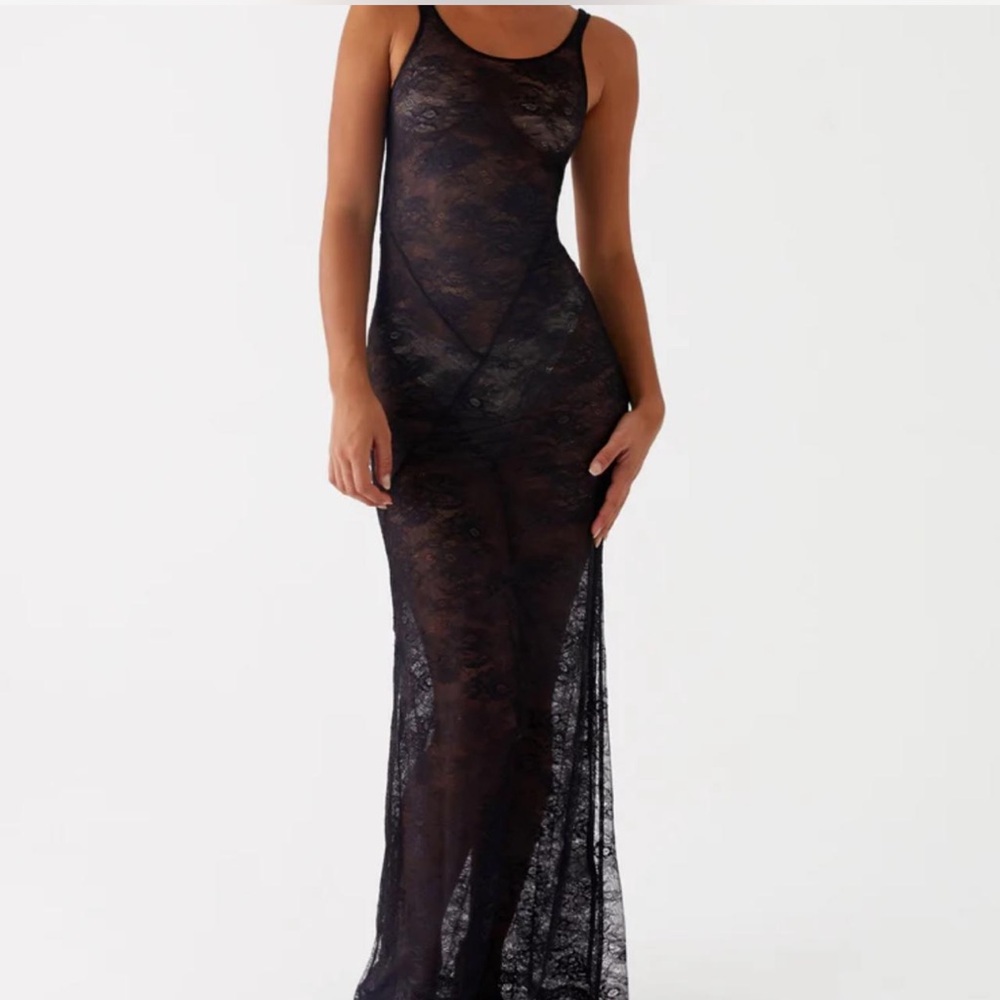 Black Lace Peppermayo dress
